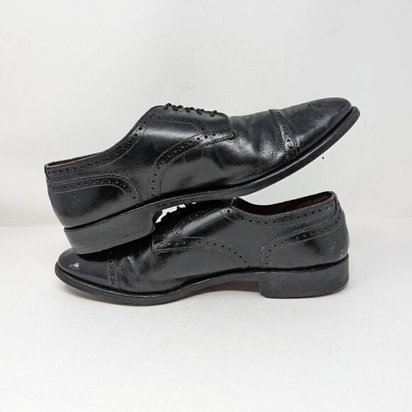 Allen Edmonds Sanford Men\'s Cap Toe Dress Shoes Excellent, high quality leathe